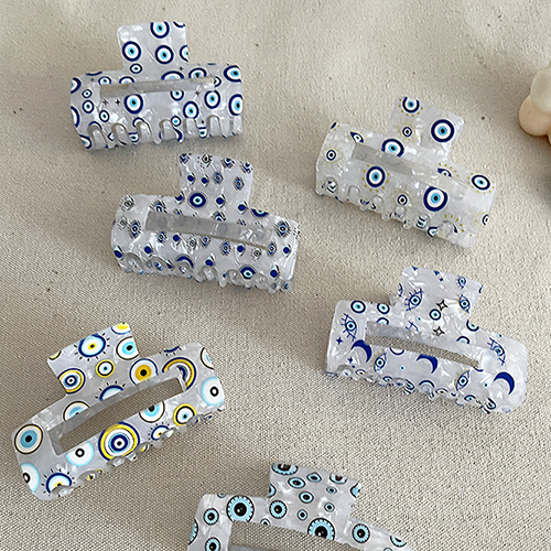 Garras de pelo de acrílico con ojo turco